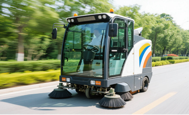 Sweeping Machine Vehicle